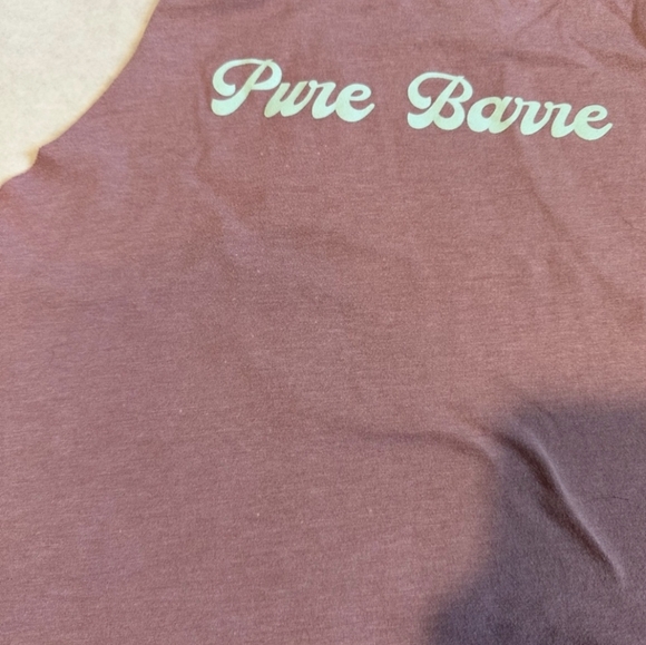 #309 Pure Barre Sleeveless Muscle Crop Top Tank Top - Picture 2 of 4